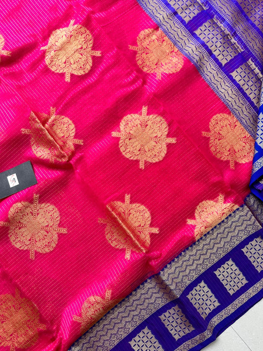 Pure Weaved Organza Silk Saree