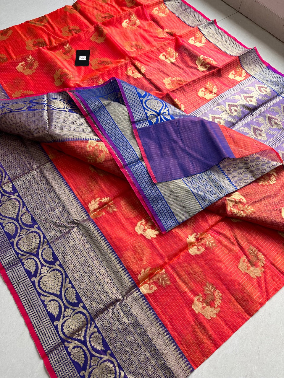 Pure Weaved Organza Silk Saree