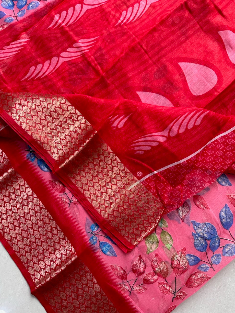 Printed Soft Cotton Saree