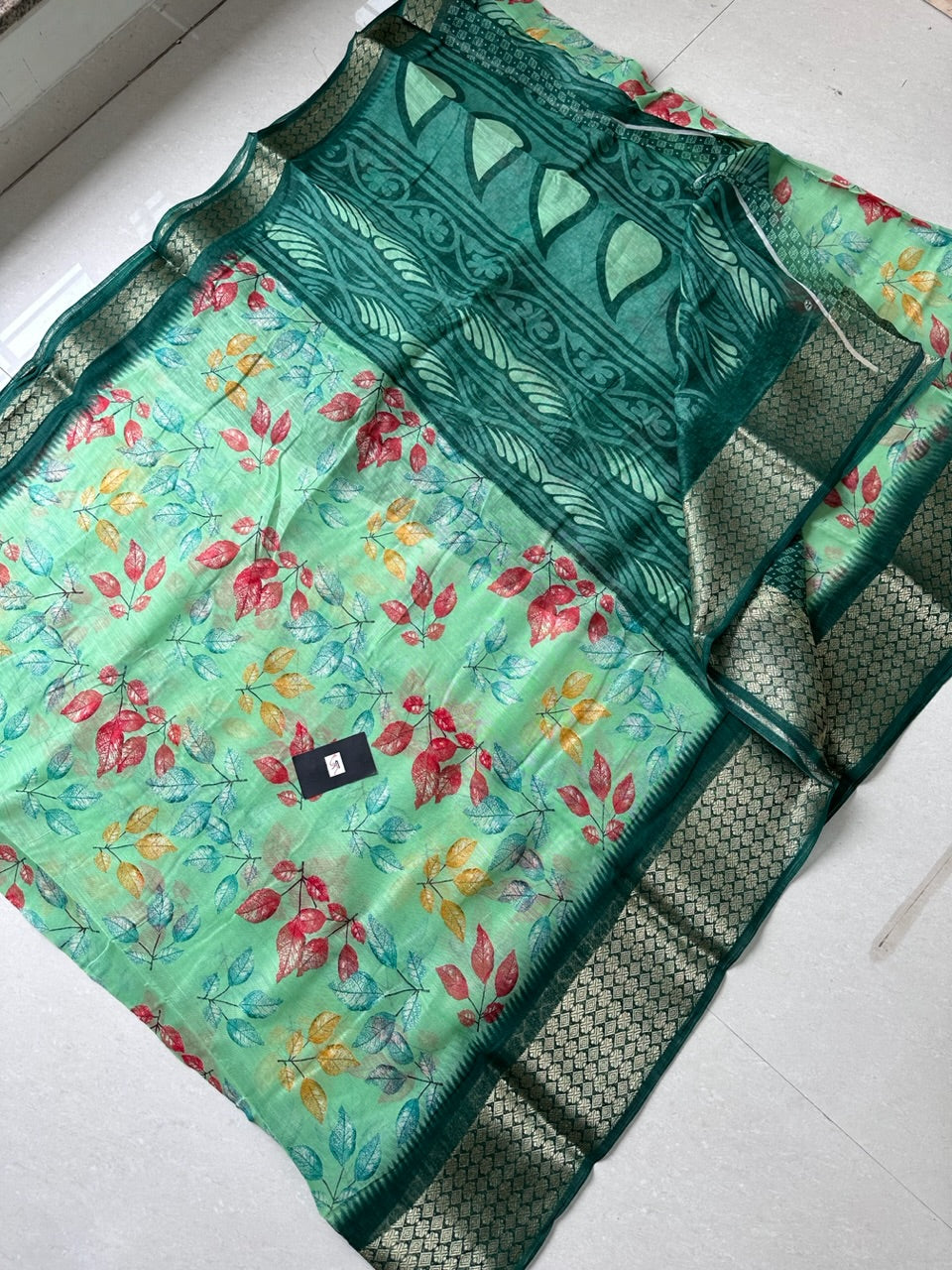 Printed Soft Cotton Saree