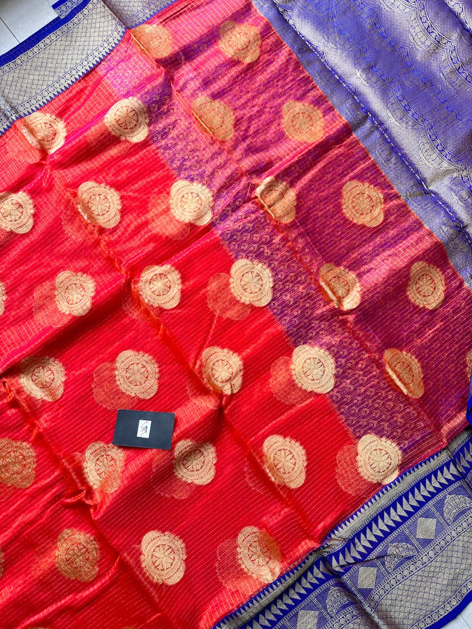 Pure Weaved Organza Silk Saree