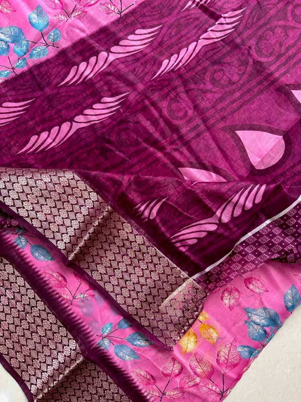 Printed Soft Cotton Saree