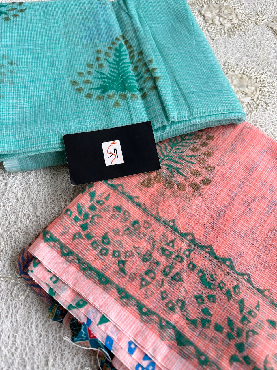 HandBlock Printed Kota Cotton Doria Top N Dupatta (Suit)