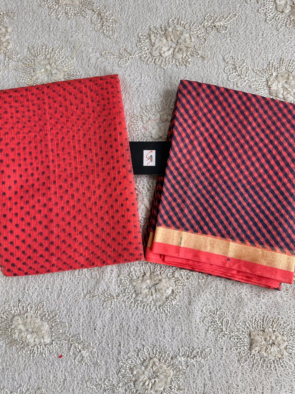 HandBlock Printed Kota Cotton Doria Top N Dupatta (Suit)