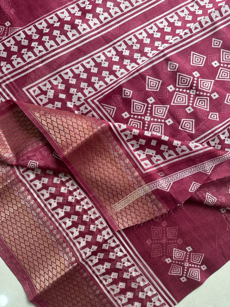 Printed Soft Cotton Saree