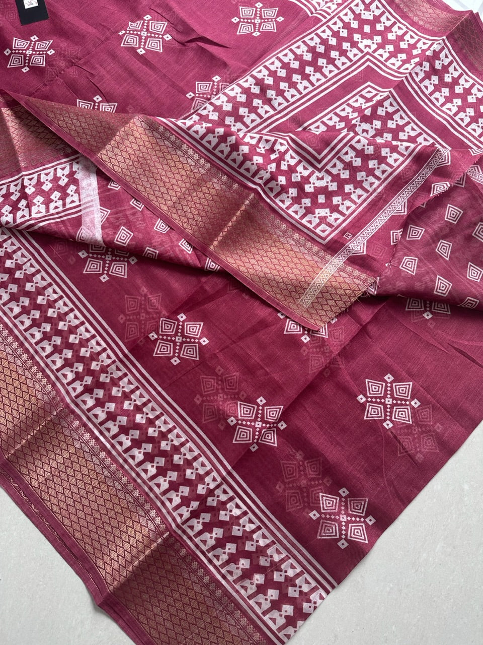 Printed Soft Cotton Saree