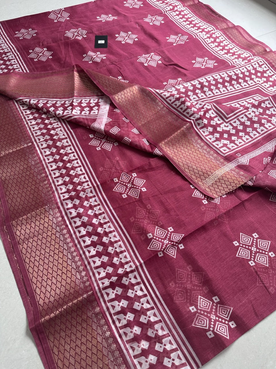 Printed Soft Cotton Saree