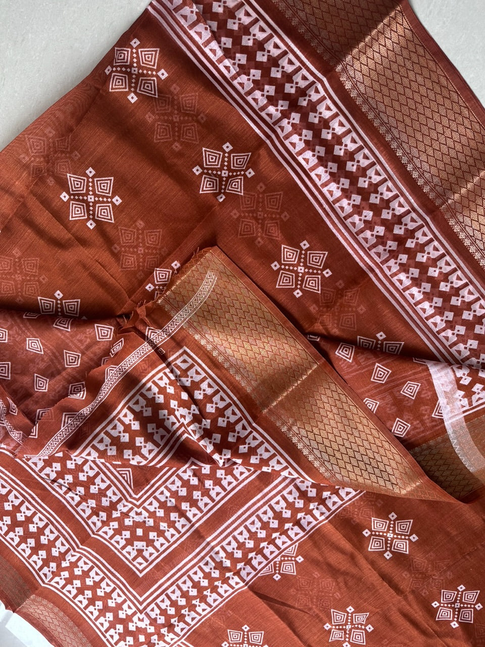 Printed Soft Cotton Saree