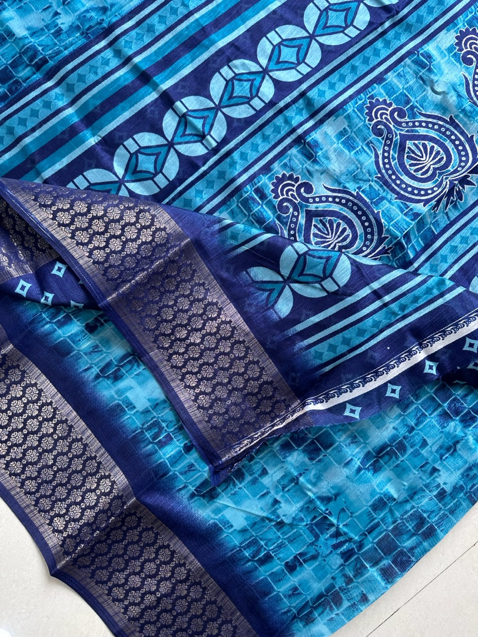 Printed Soft Cotton Saree