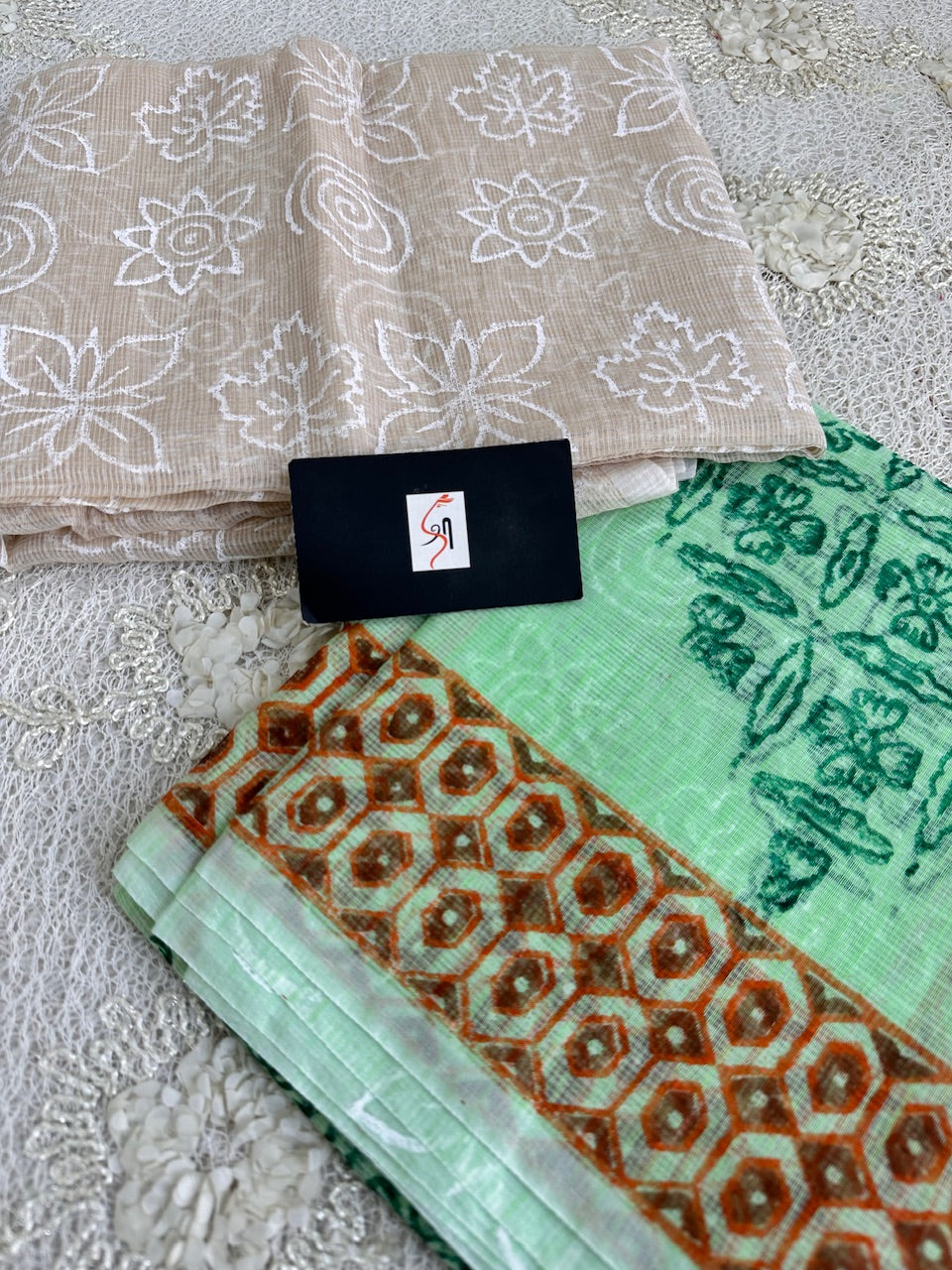 HandBlock Printed Kota Cotton Doria Top N Dupatta (Suit)