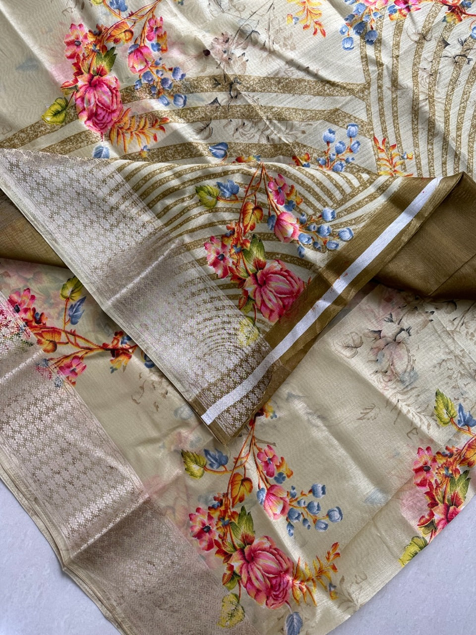 Printed Soft Cotton Saree