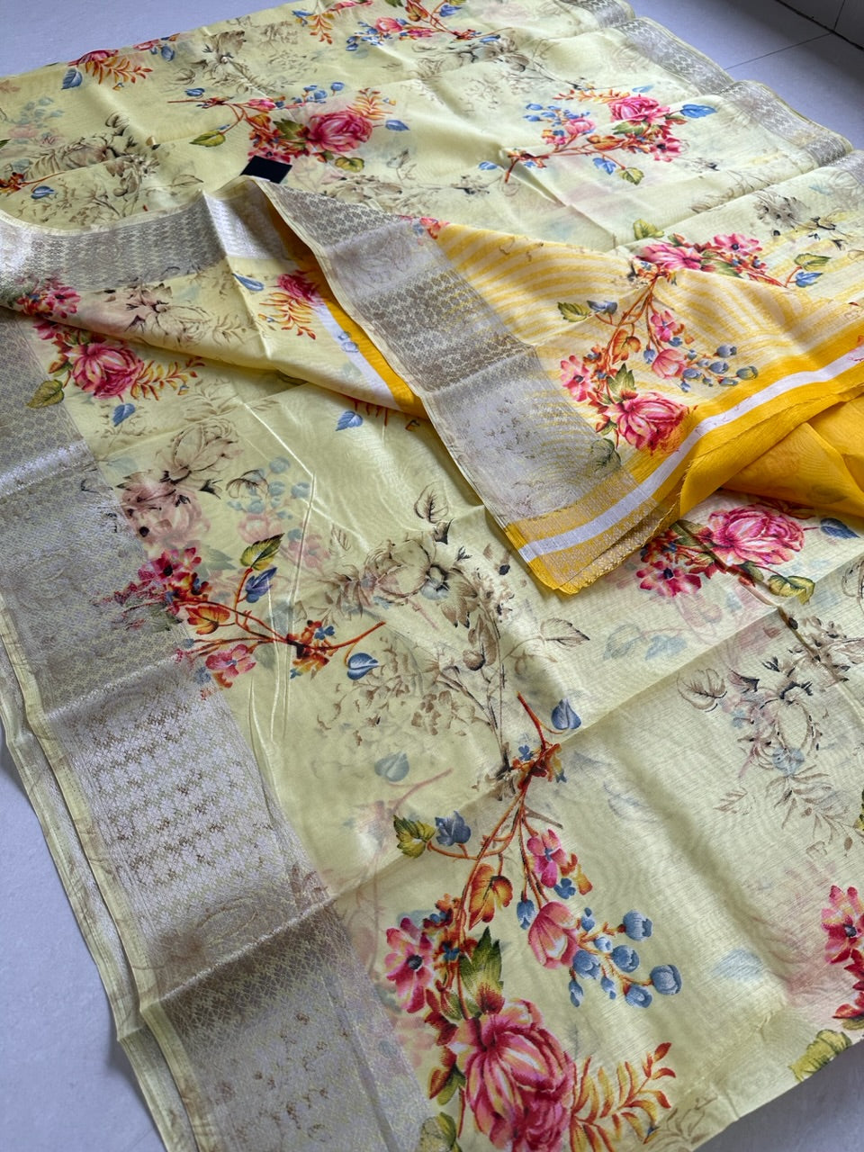 Printed Soft Cotton Saree