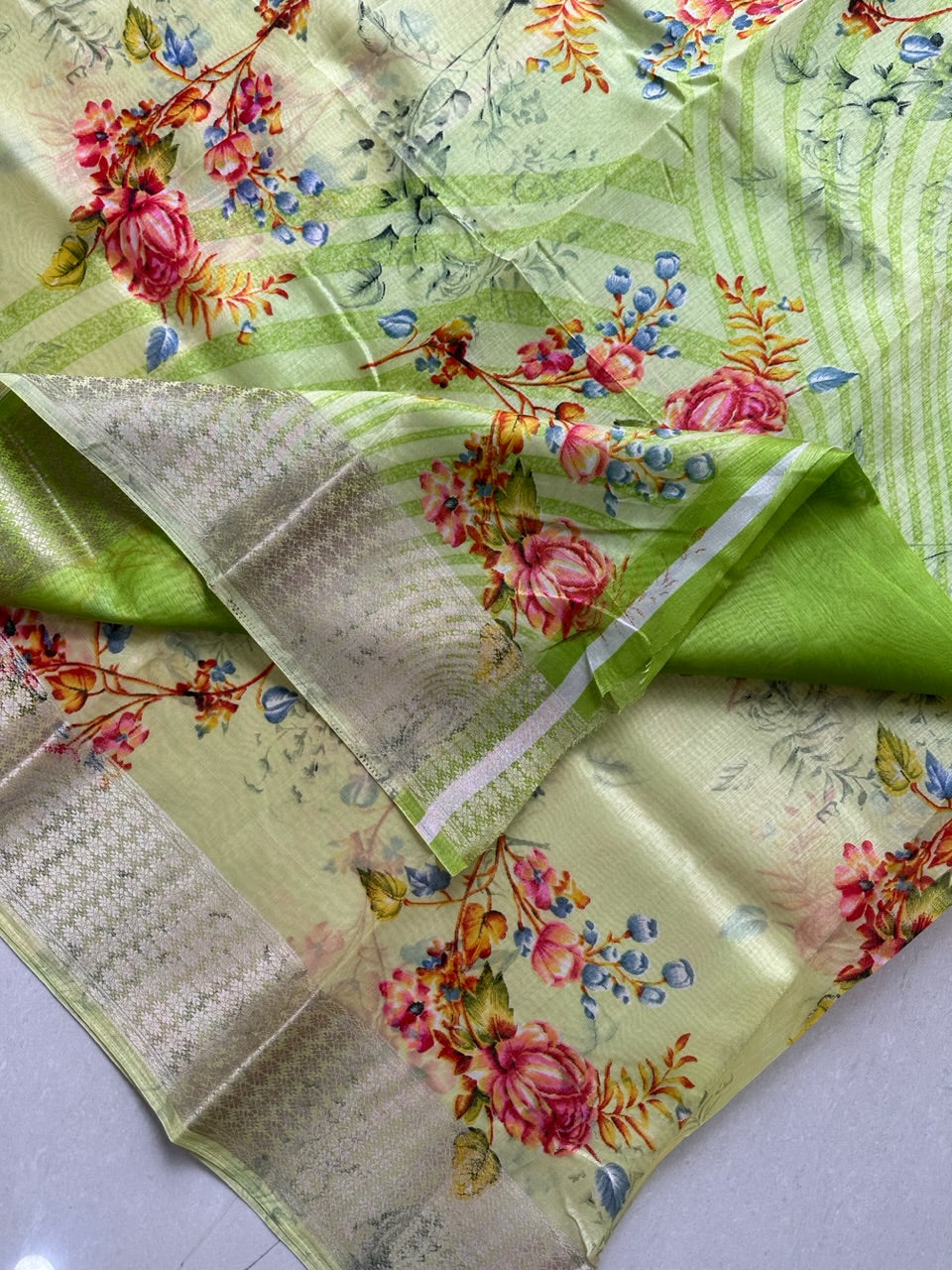 Printed Soft Cotton Saree