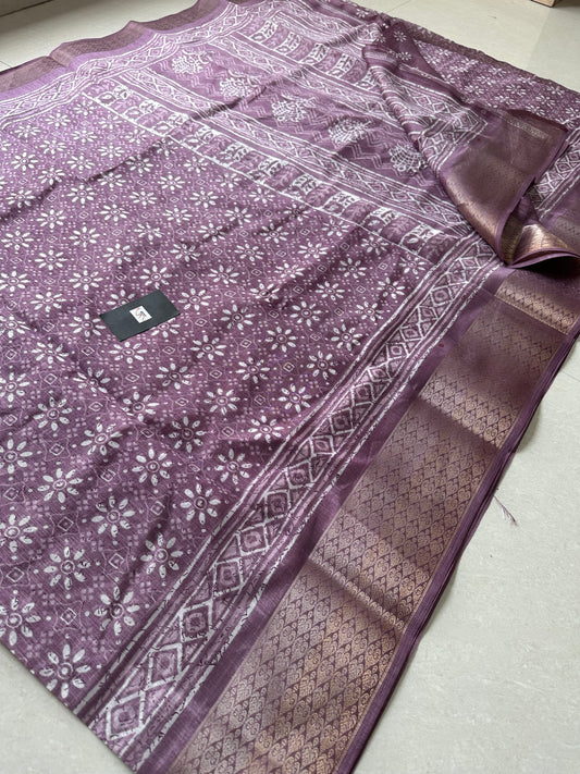 Printed Soft Cotton Saree