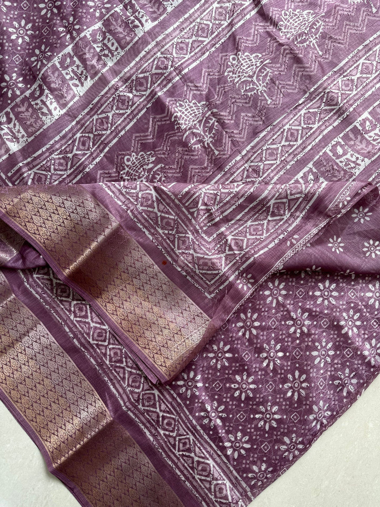 Printed Soft Cotton Saree