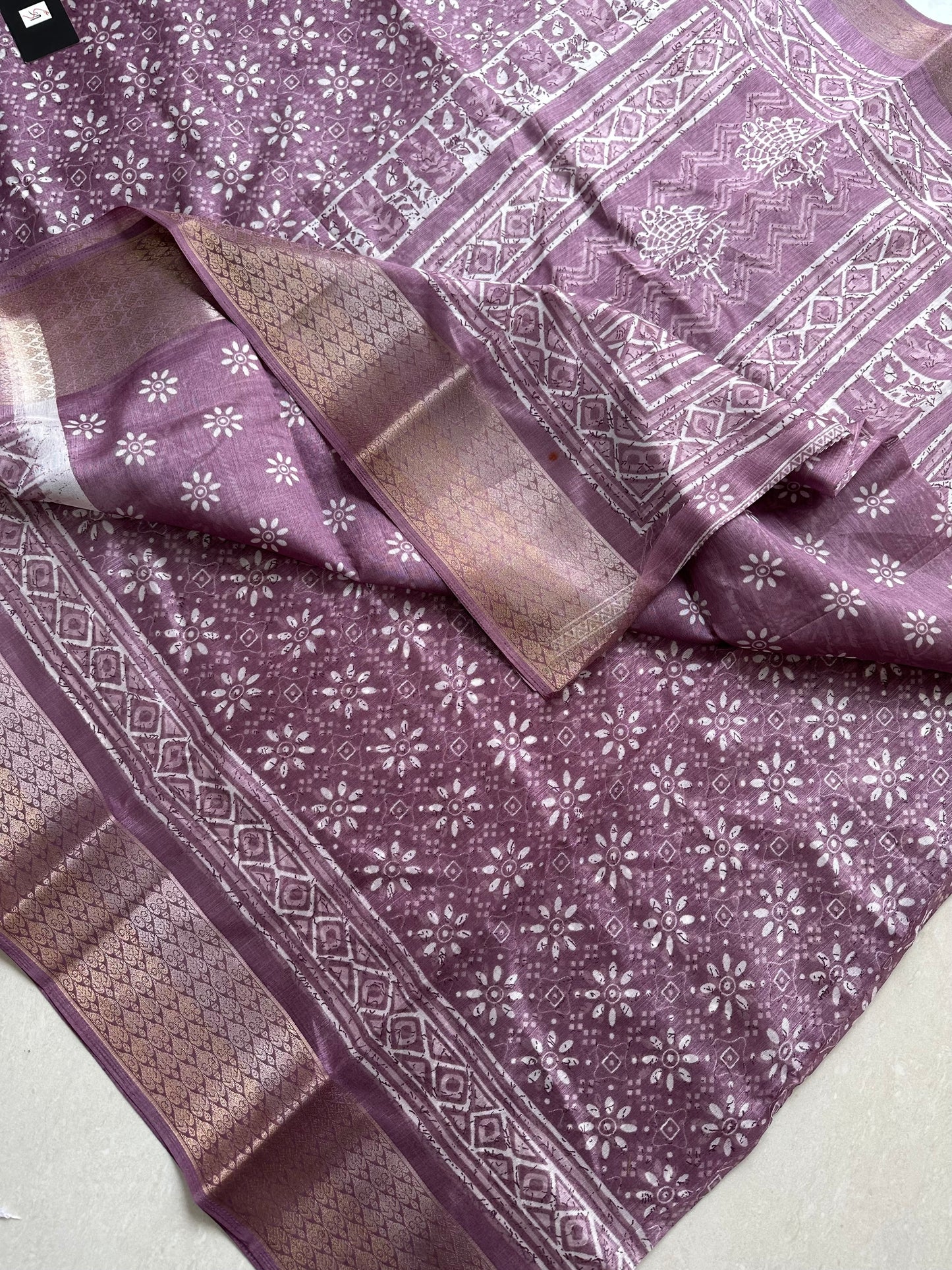 Printed Soft Cotton Saree