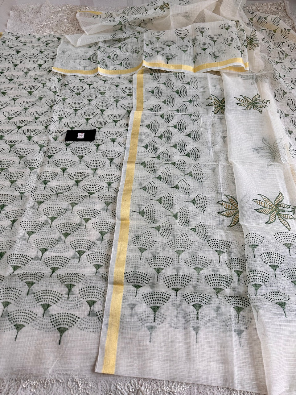 HandBlock Printed Kota Cotton Doria Top N Dupatta (Suit)