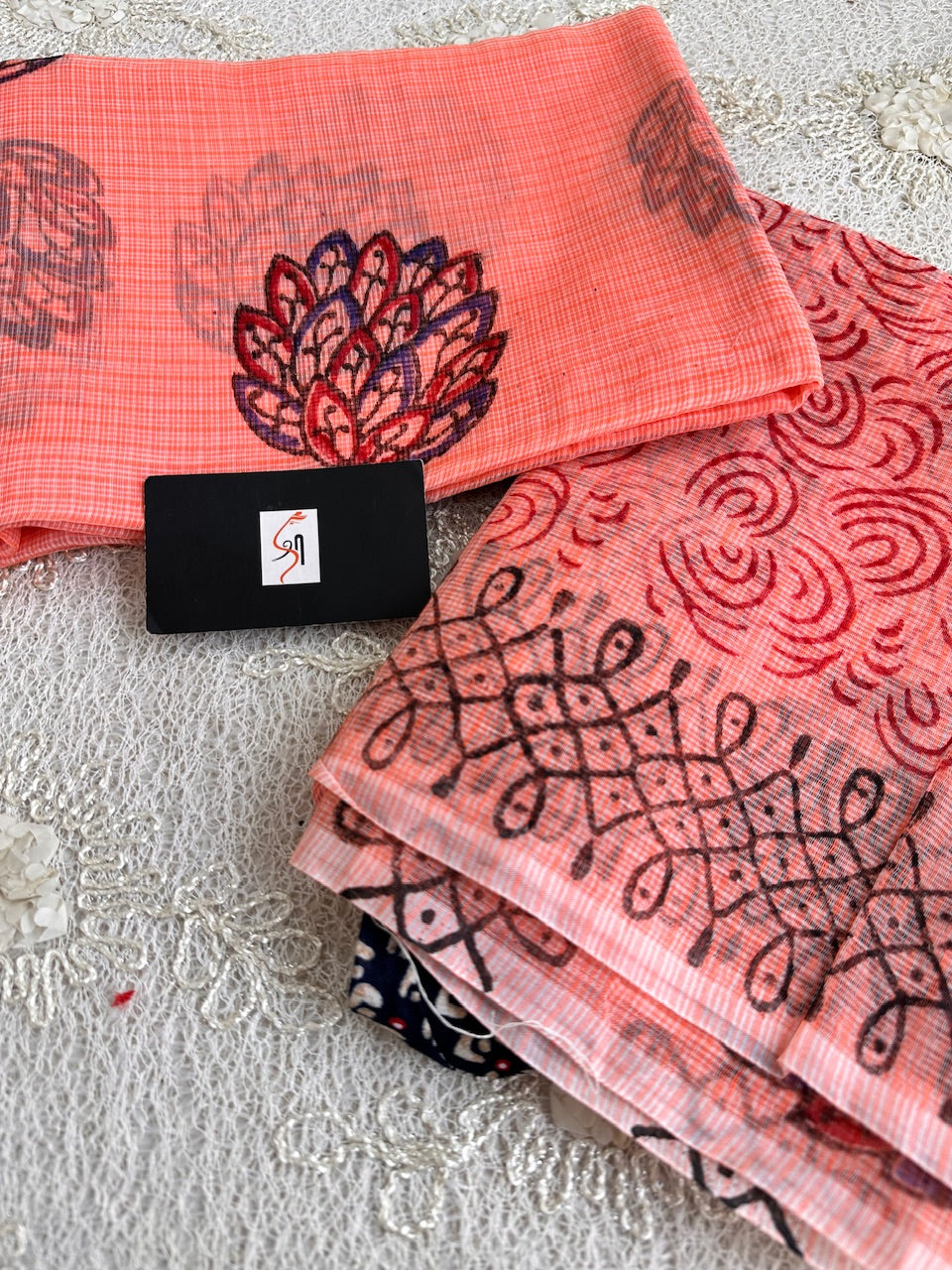 HandBlock Printed Kota Cotton Doria Top N Dupatta (Suit)