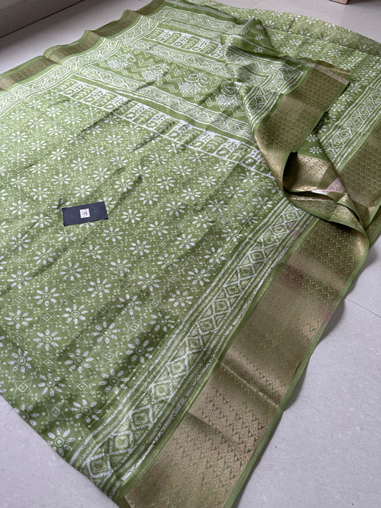 Printed Soft Cotton Saree