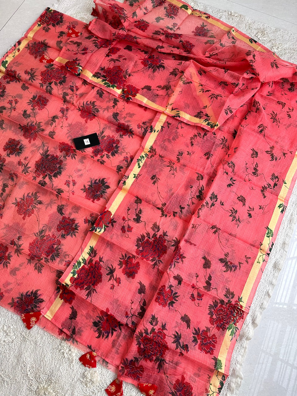 HandBlock Printed Kota Cotton Doria Top N Dupatta (Suit)