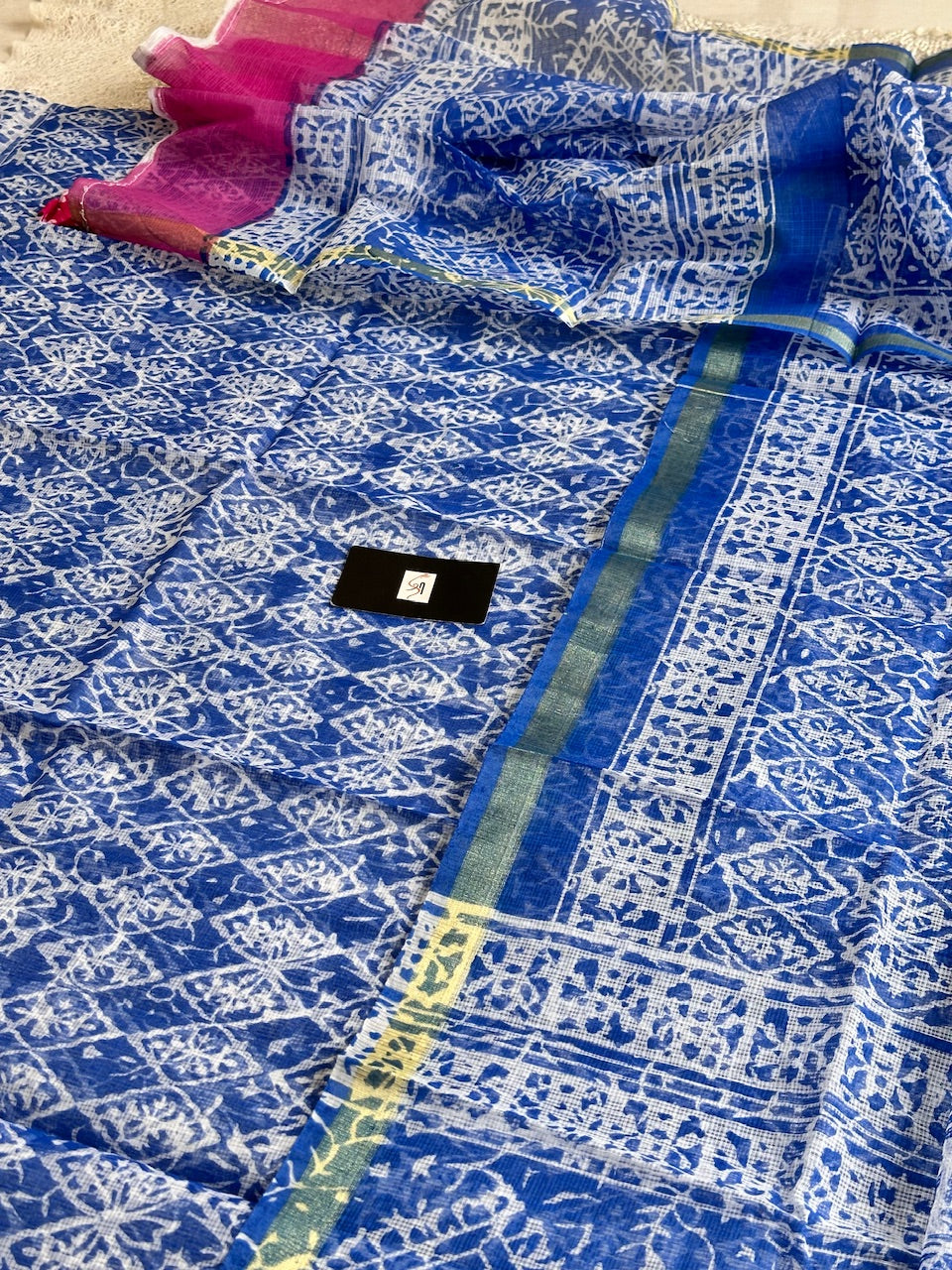 Handblock Printed Kota Cotton Doria Top N Dupatta (Suit)