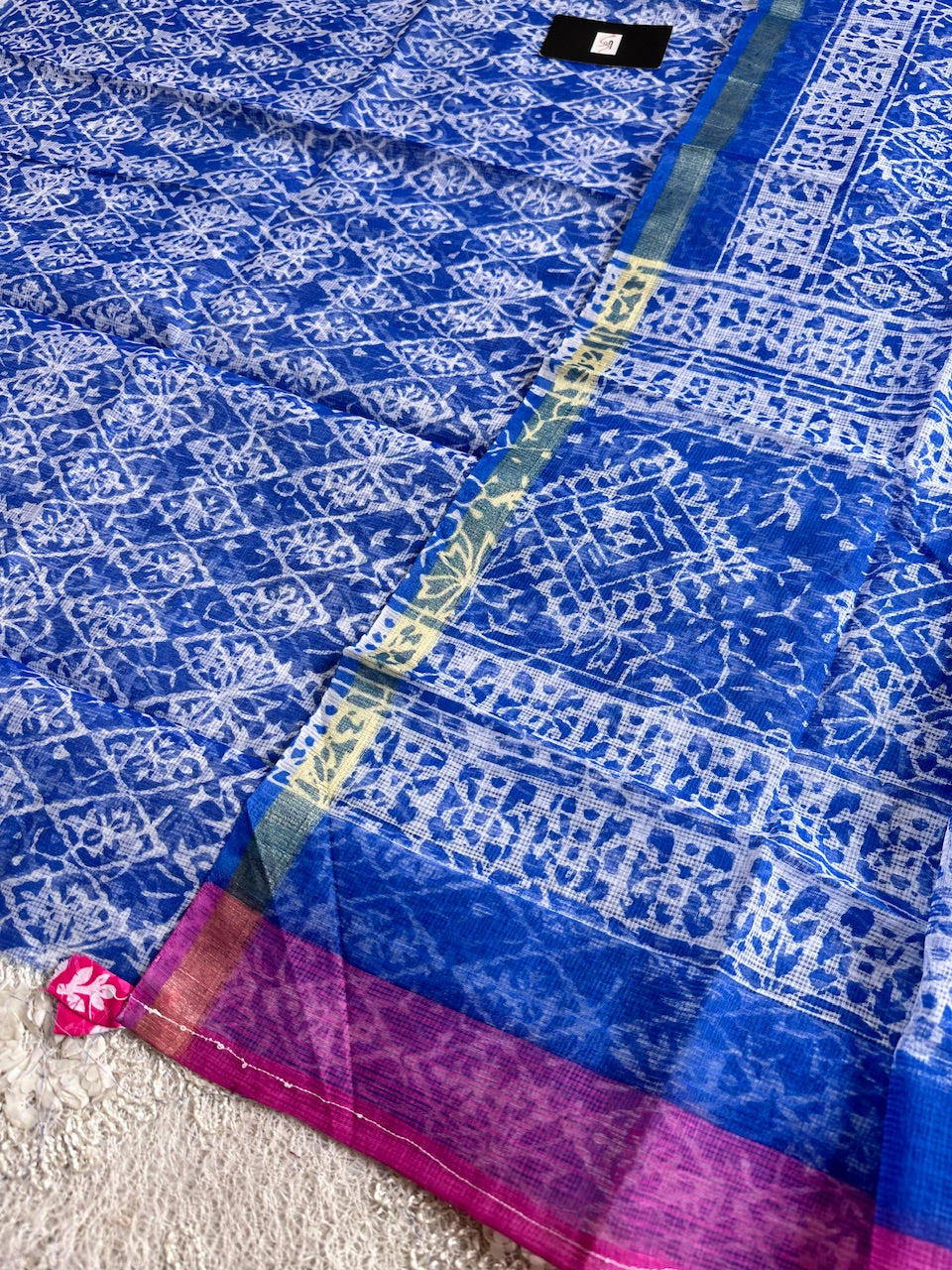 Handblock Printed Kota Cotton Doria Top N Dupatta (Suit)