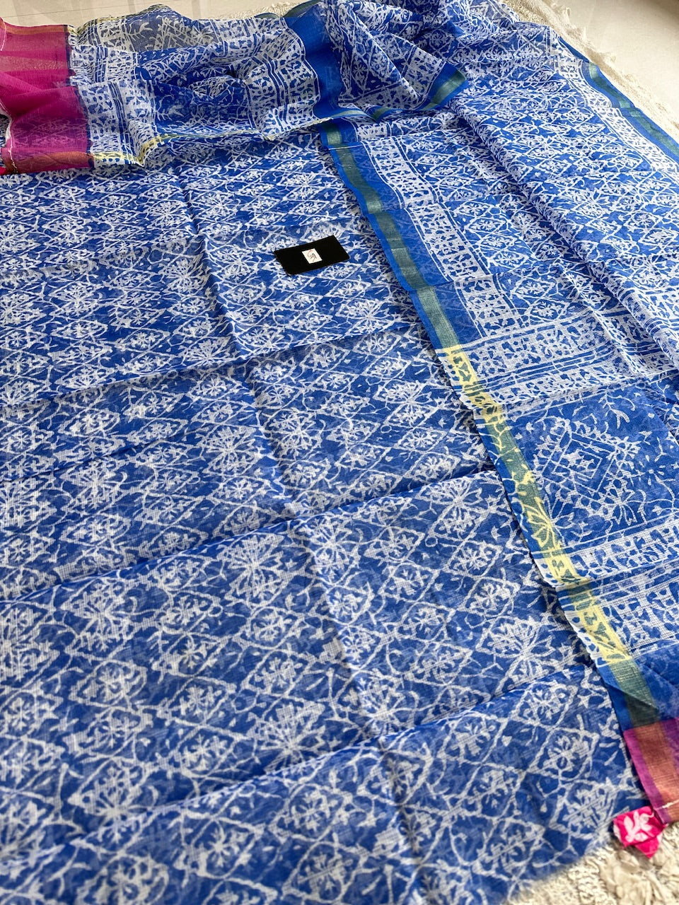 Handblock Printed Kota Cotton Doria Top N Dupatta (Suit)