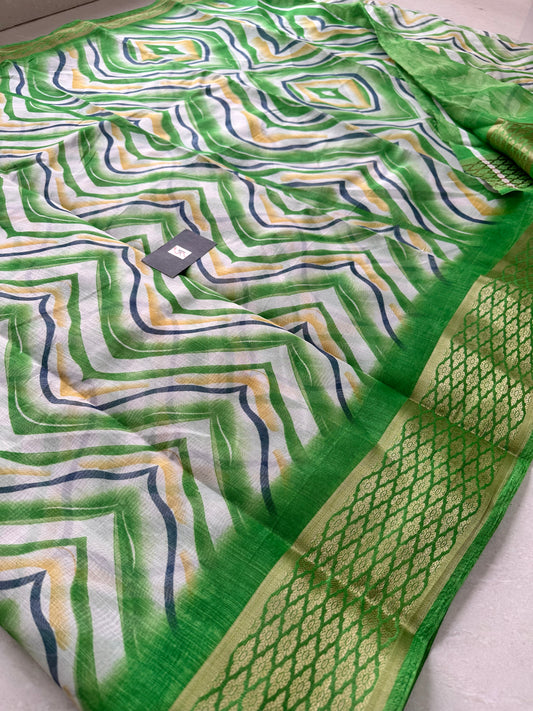 Printed Soft Cotton Saree