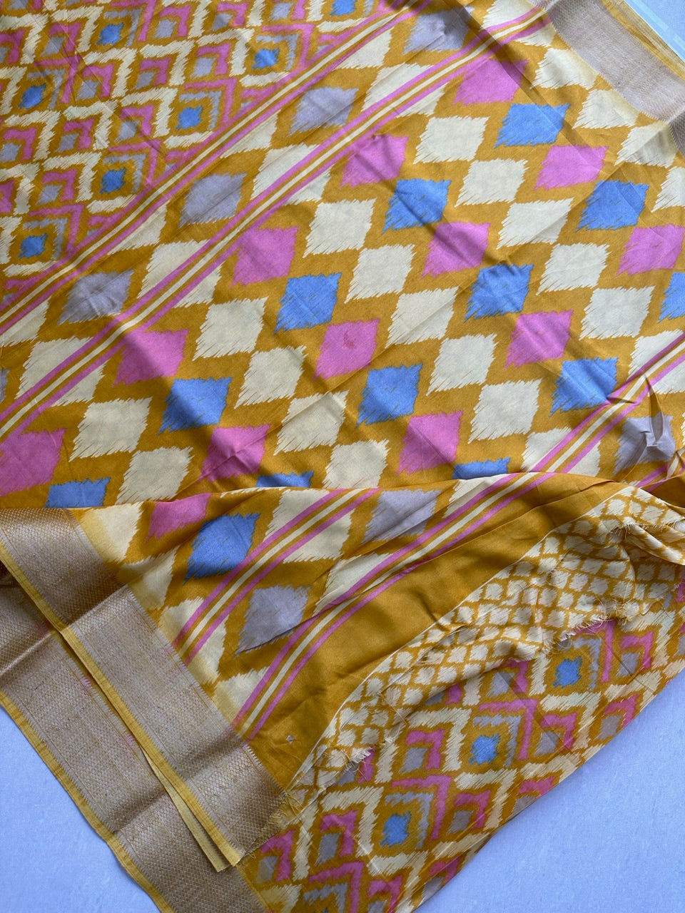 Printed Semi Dola Silk Saree