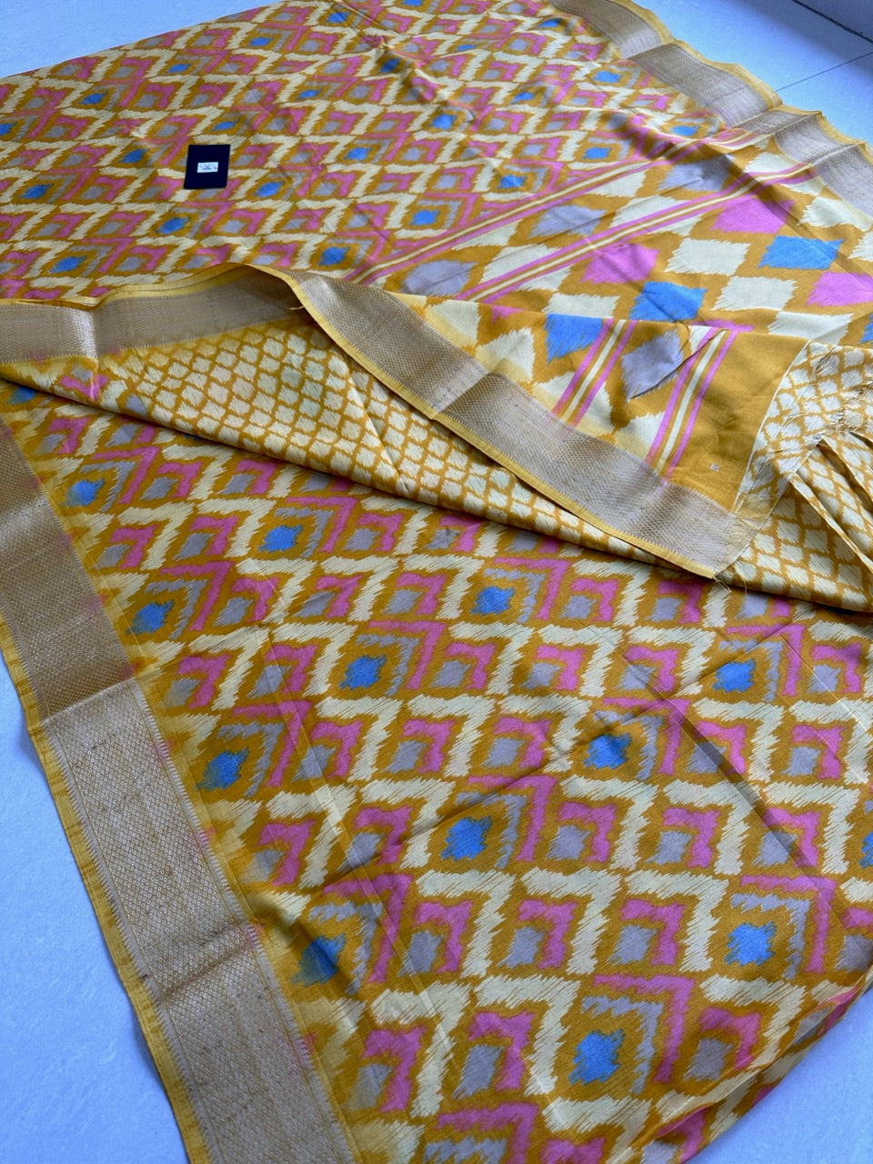 Printed Semi Dola Silk Saree