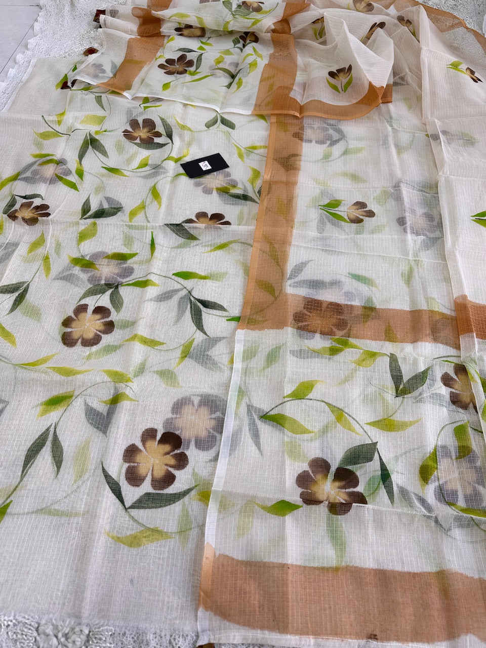 Handpainted Kota Cotton Doria Top N Dupatta (Suit)