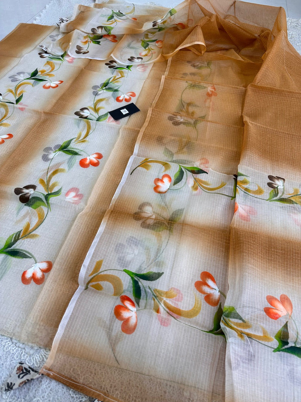 Handpainted Kota Cotton Doria Top N Dupatta (Suit)