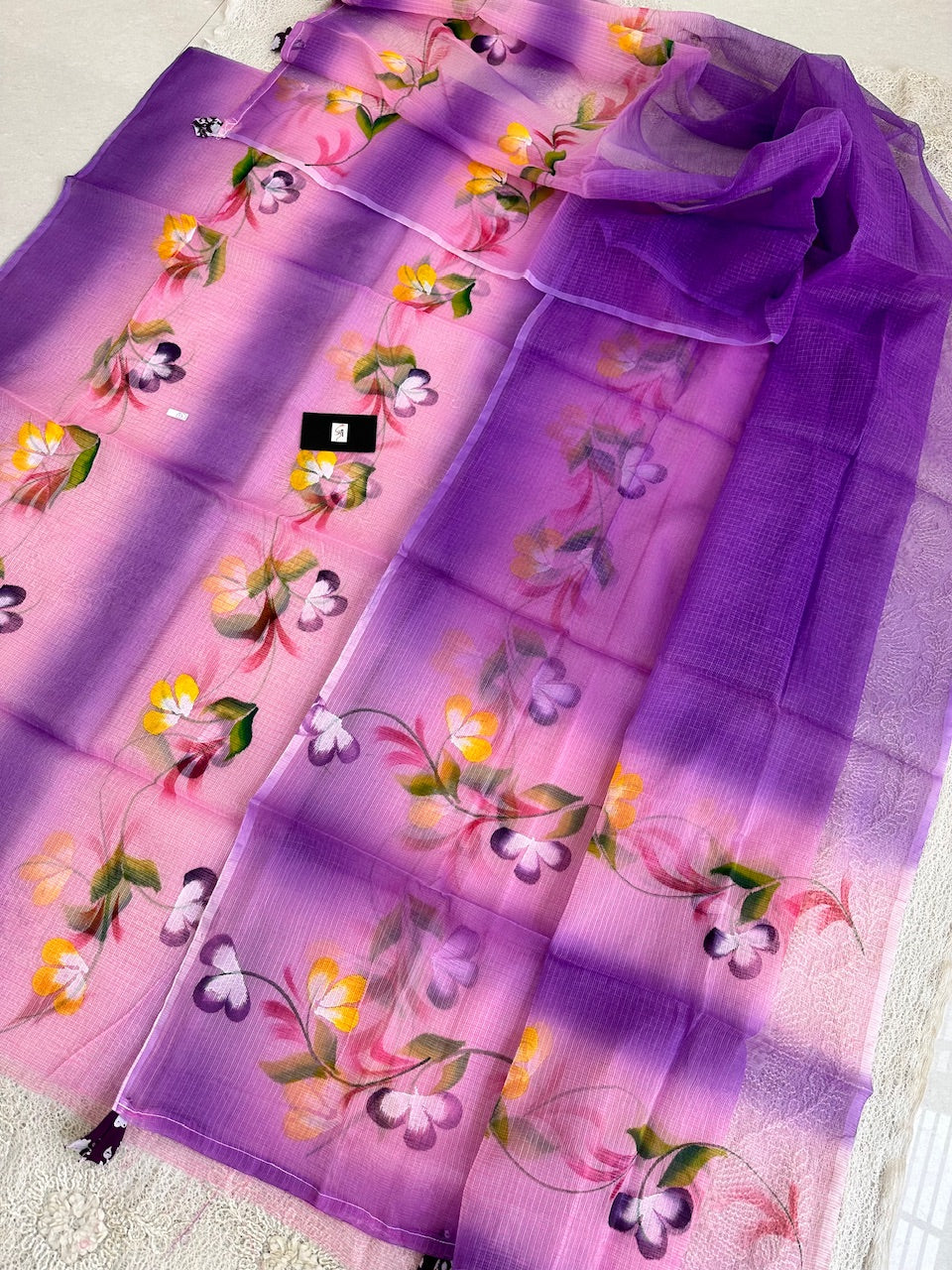 Handpainted Kota Cotton Doria Top N Dupatta (Suit)