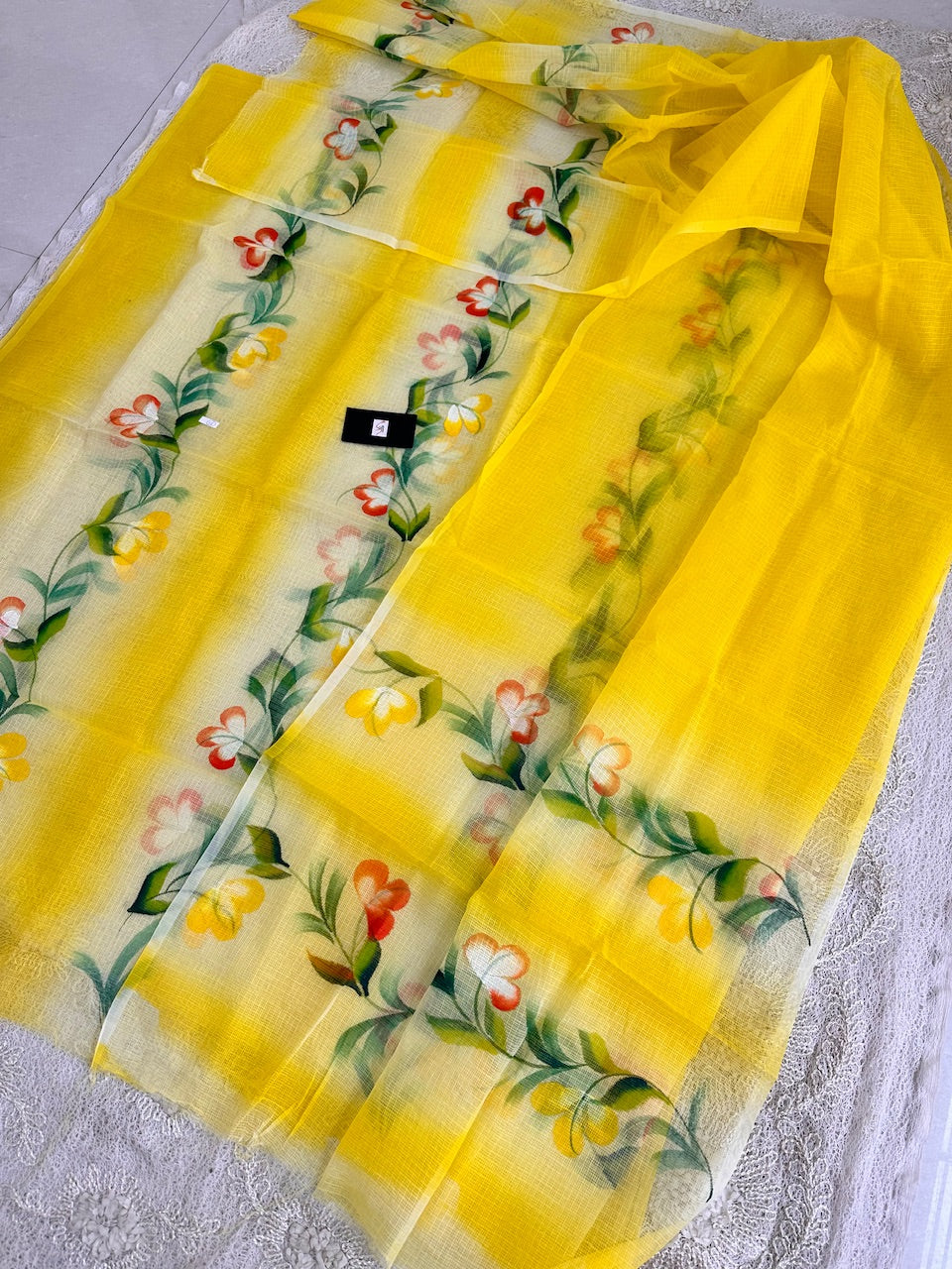 Handpainted Kota Cotton Doria Top N Dupatta (Suit)