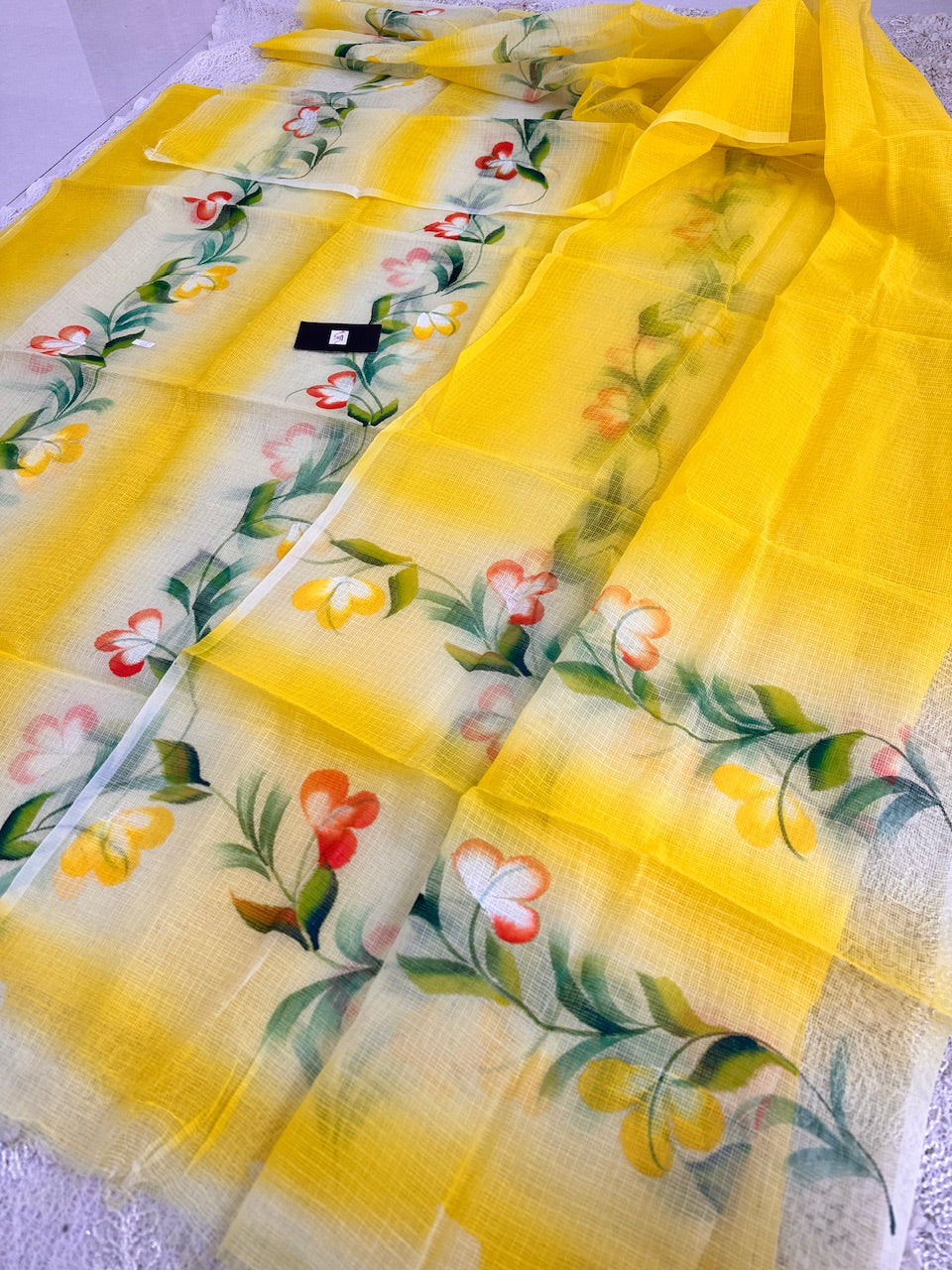 Handpainted Kota Cotton Doria Top N Dupatta (Suit)