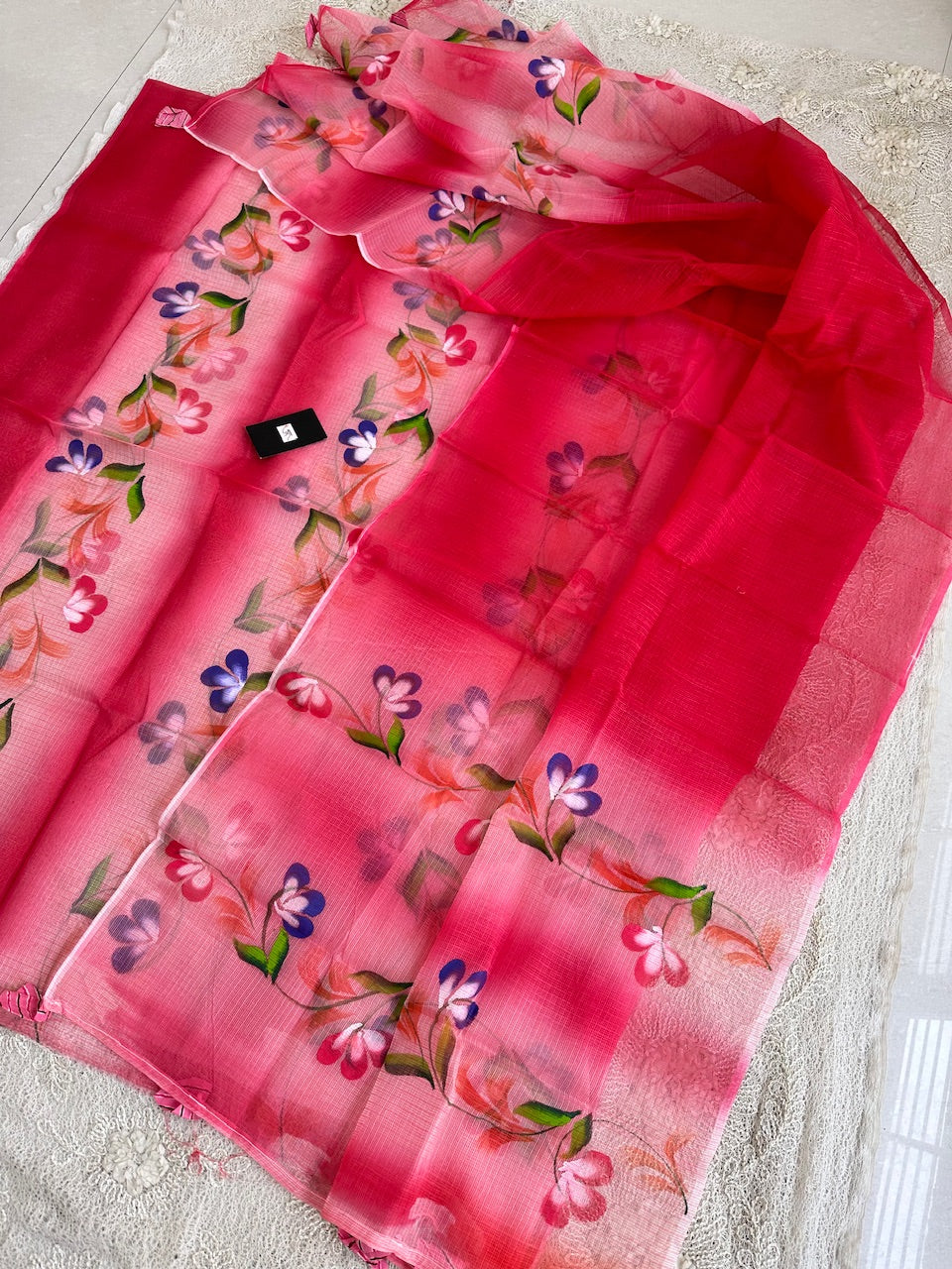 Handpainted Kota Cotton Doria Top N Dupatta (Suit)