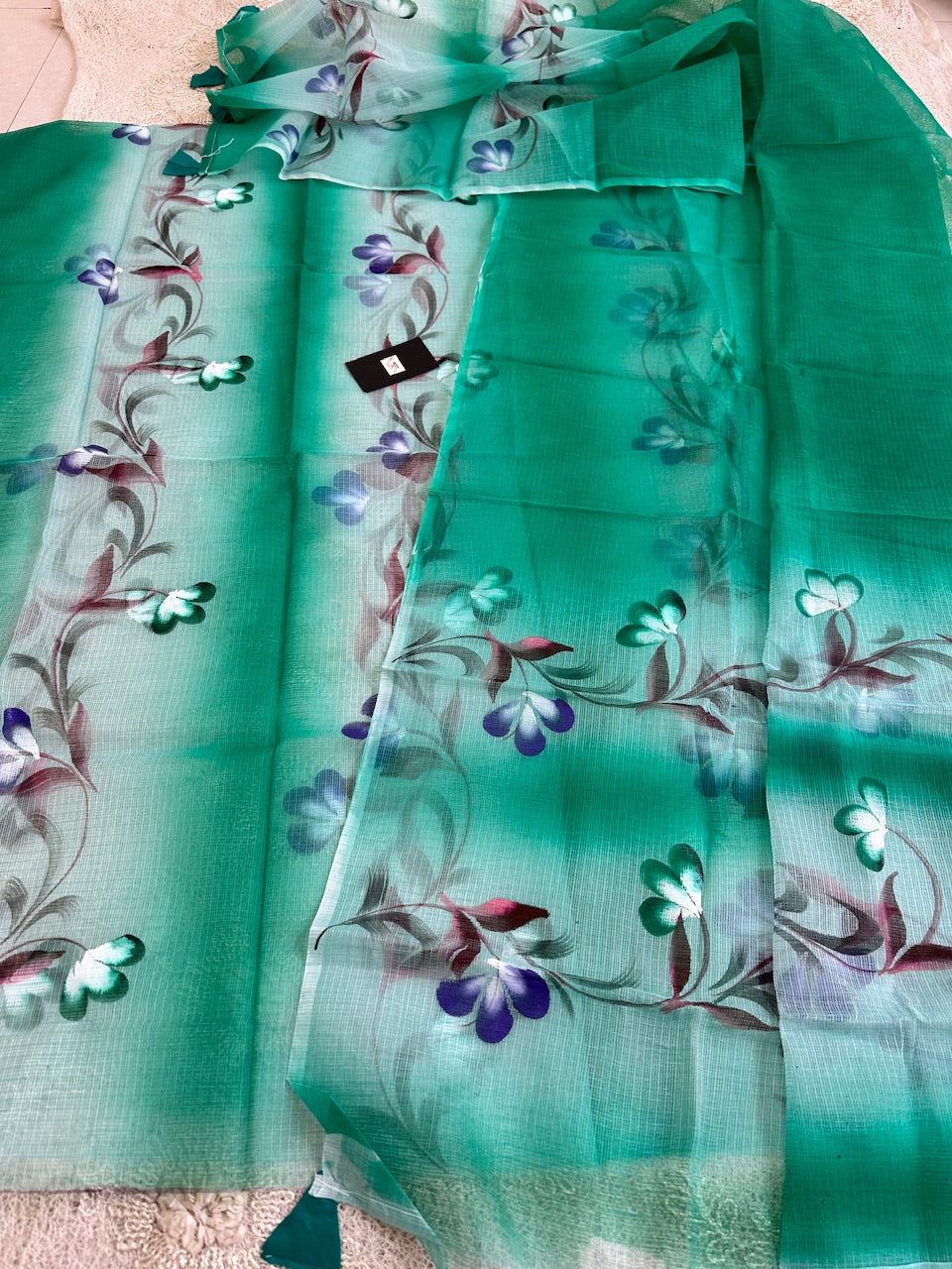 Handpainted Kota Cotton Doria Top N Dupatta (Suit)