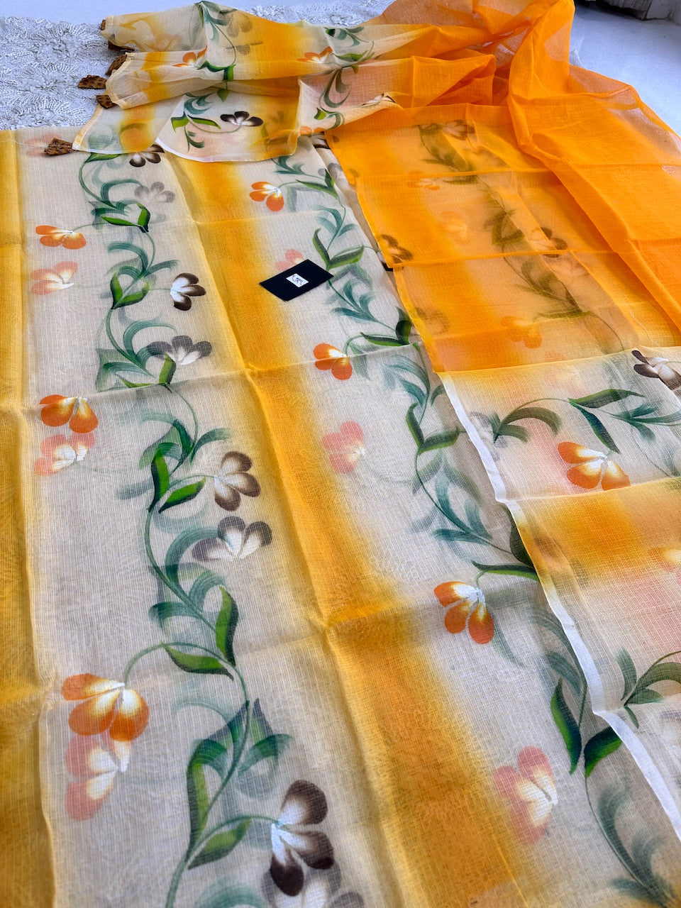 Handpainted Kota Cotton Doria Top N Dupatta (Suit)