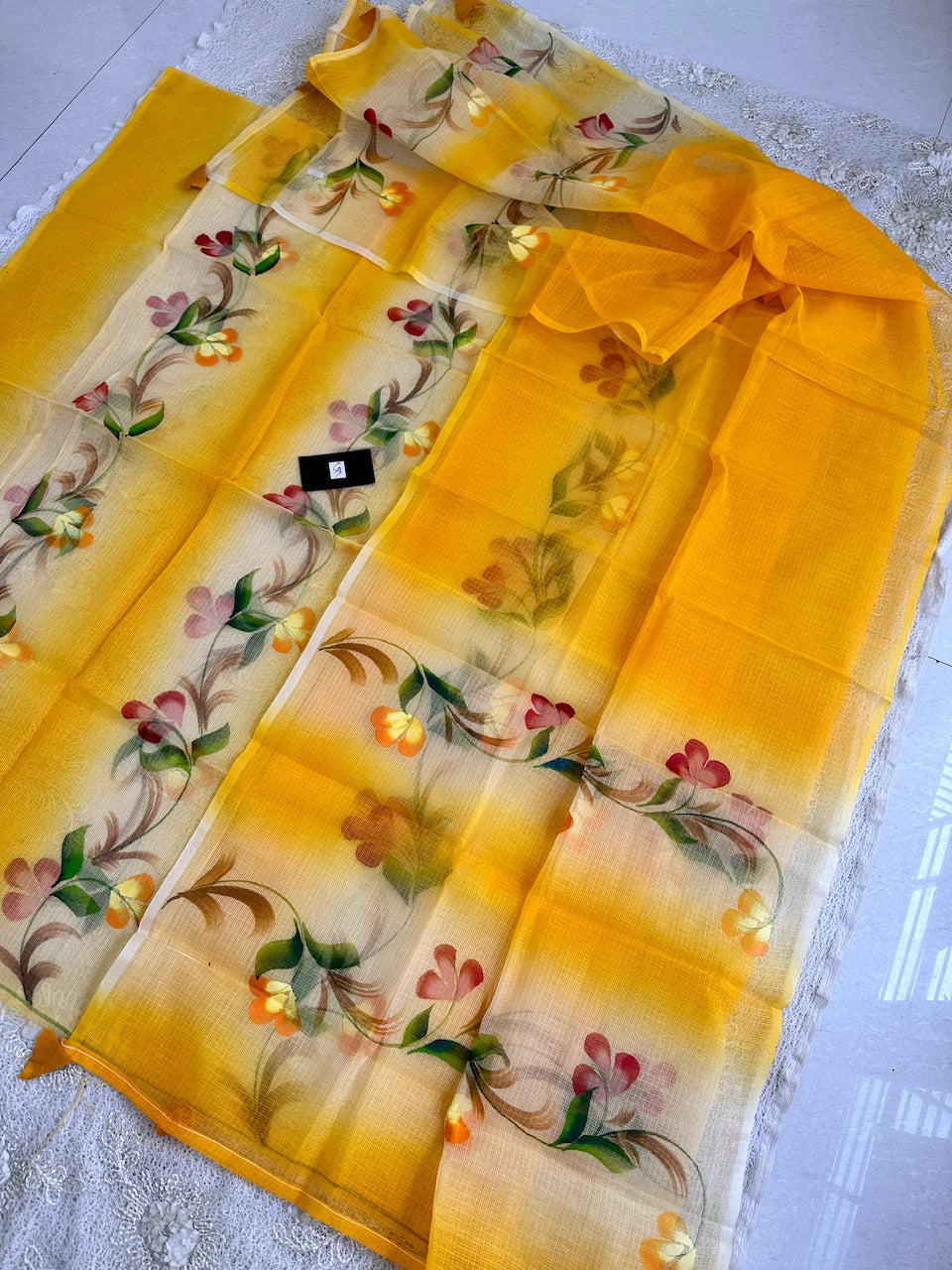 Handpainted Kota Cotton Doria Top N Dupatta (Suit)