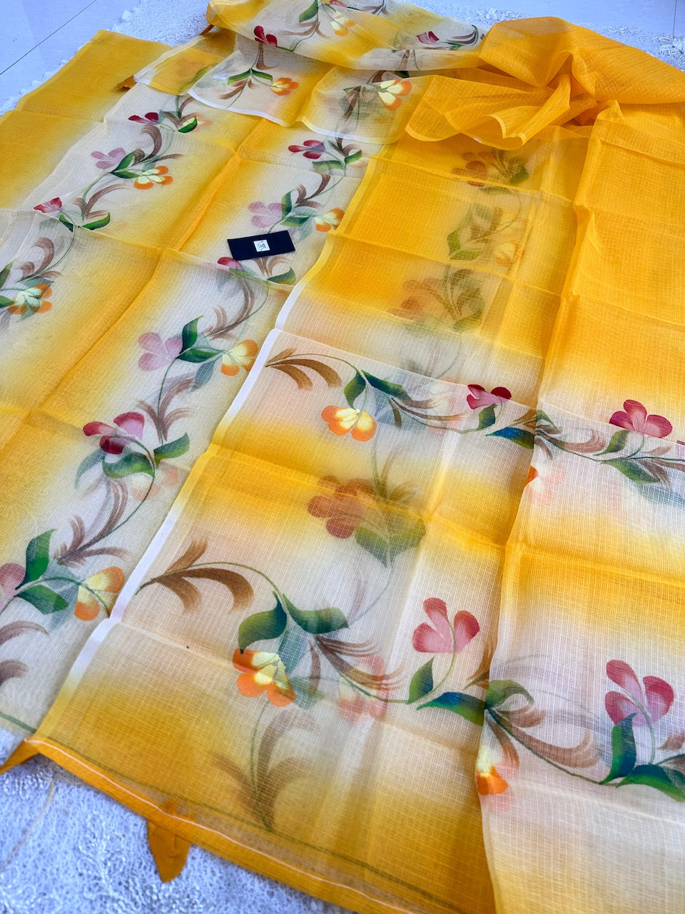 Handpainted Kota Cotton Doria Top N Dupatta (Suit)