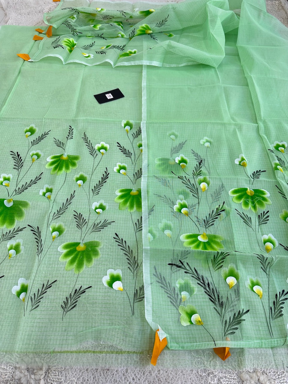 Handpainted Kota Cotton Doria Top N Dupatta (Suit)