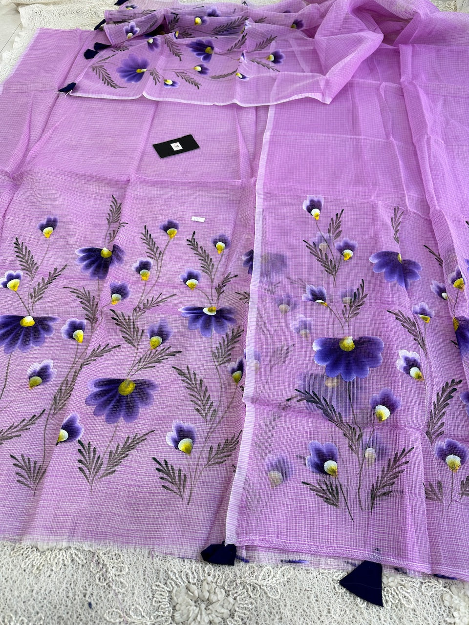 Handpainted Kota Cotton Doria Top N Dupatta (Suit)