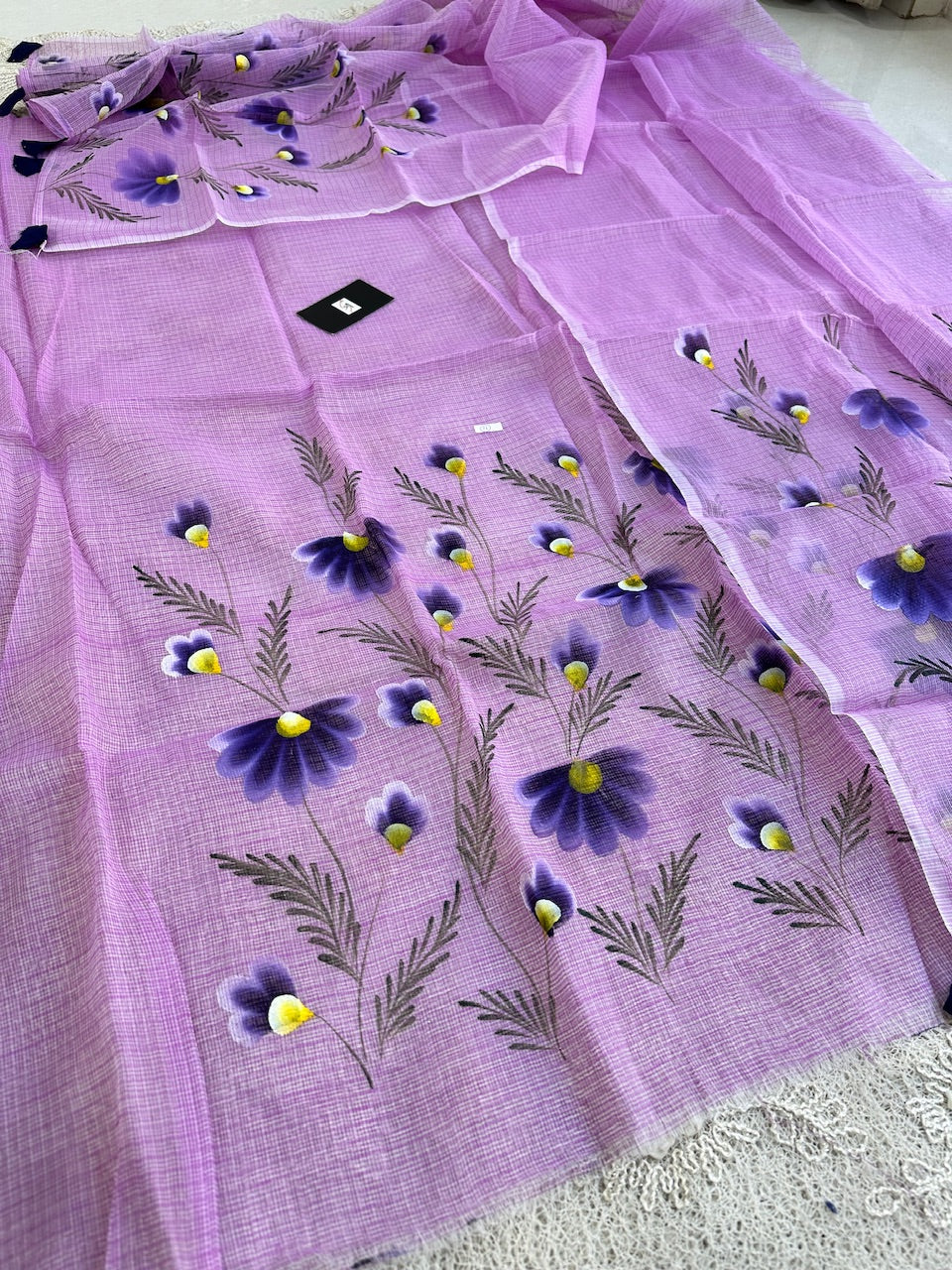 Handpainted Kota Cotton Doria Top N Dupatta (Suit)