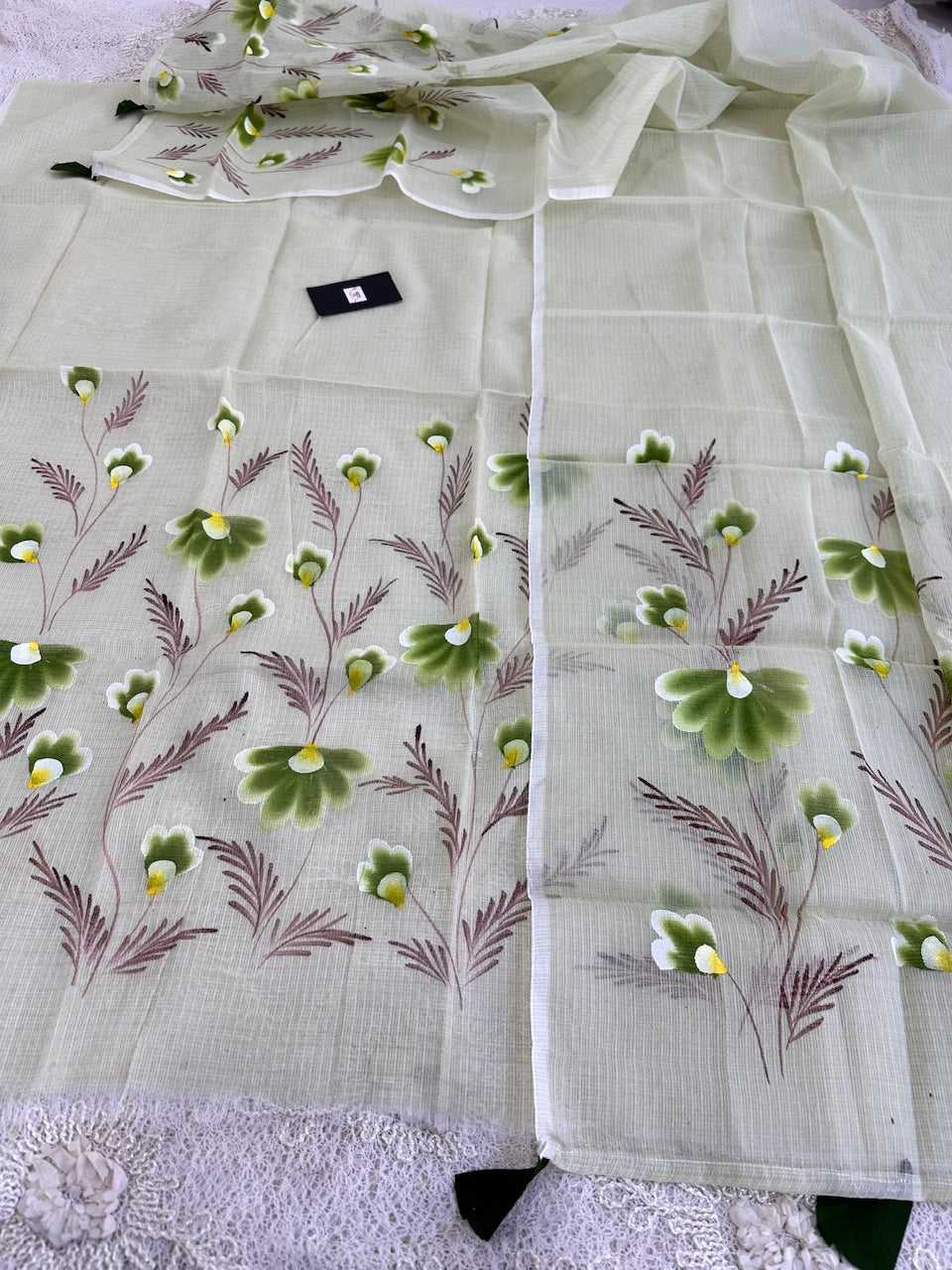 Handpainted Kota Cotton Doria Top N Dupatta (Suit)