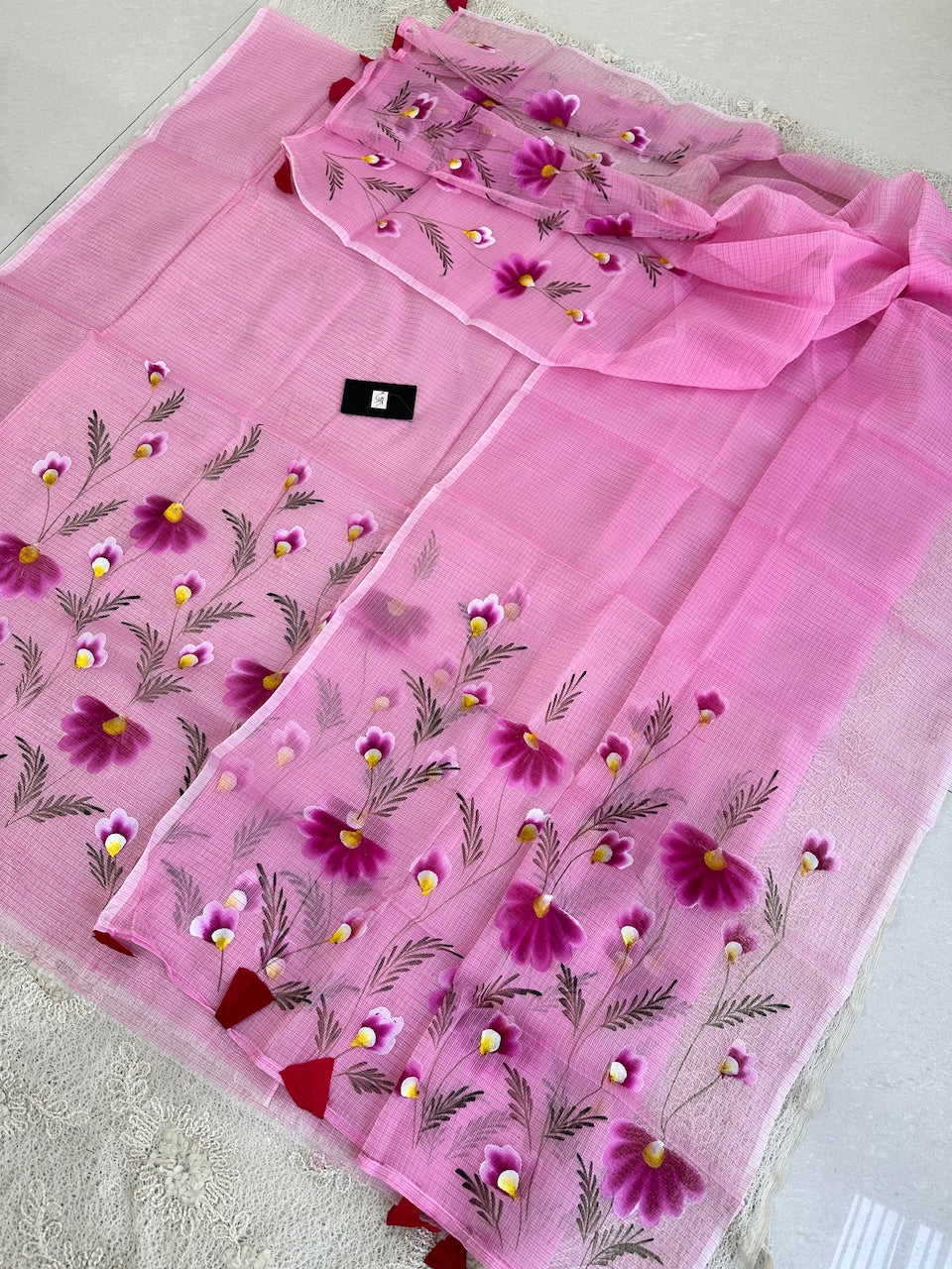 Handpainted Kota Cotton Doria Top N Dupatta (Suit)