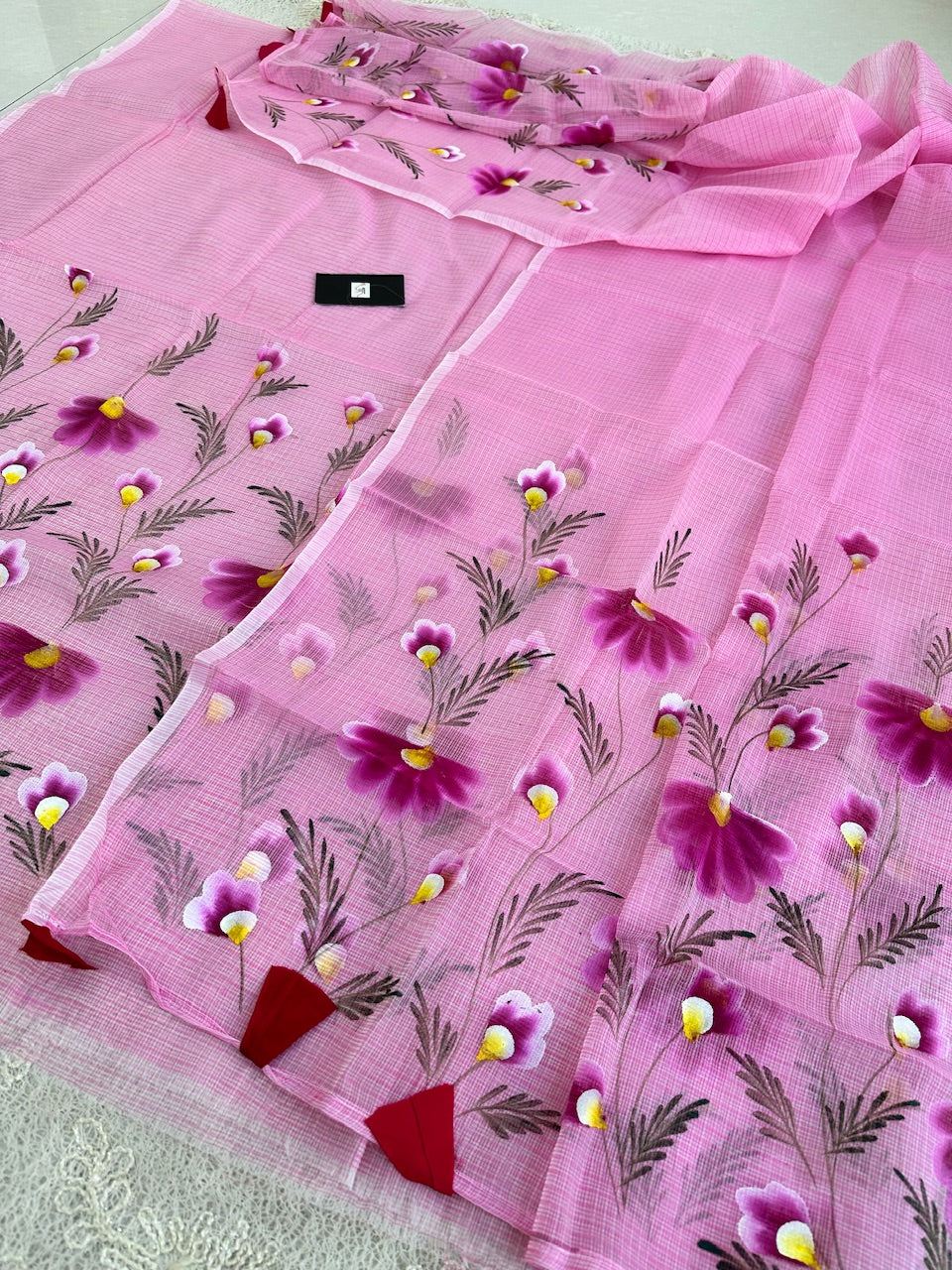 Handpainted Kota Cotton Doria Top N Dupatta (Suit)