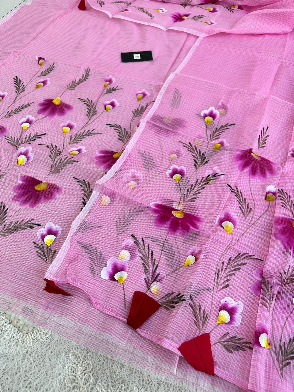 Handpainted Kota Cotton Doria Top N Dupatta (Suit)