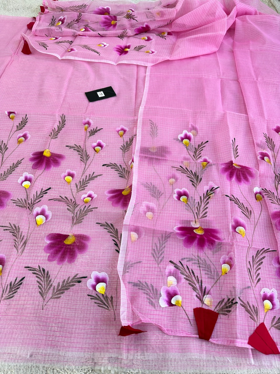 Handpainted Kota Cotton Doria Top N Dupatta (Suit)