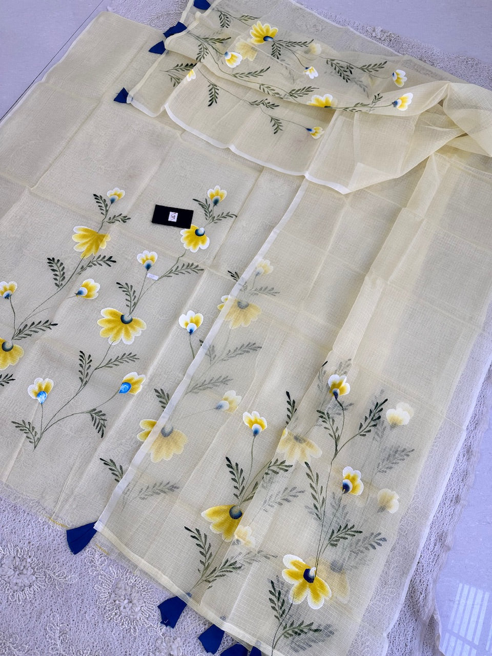 Handpainted Kota Cotton Doria Top N Dupatta (Suit)