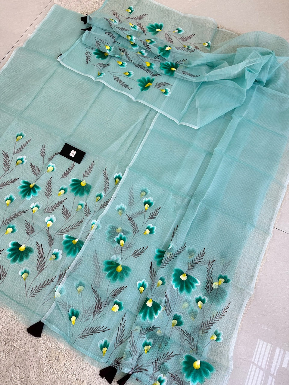 Handpainted Kota Cotton Doria Top N Dupatta (Suit)